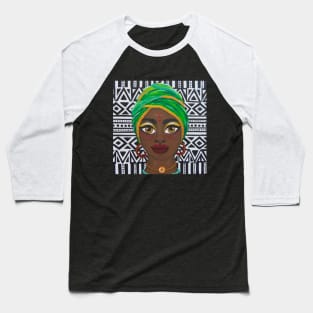 African Beauty Baseball T-Shirt